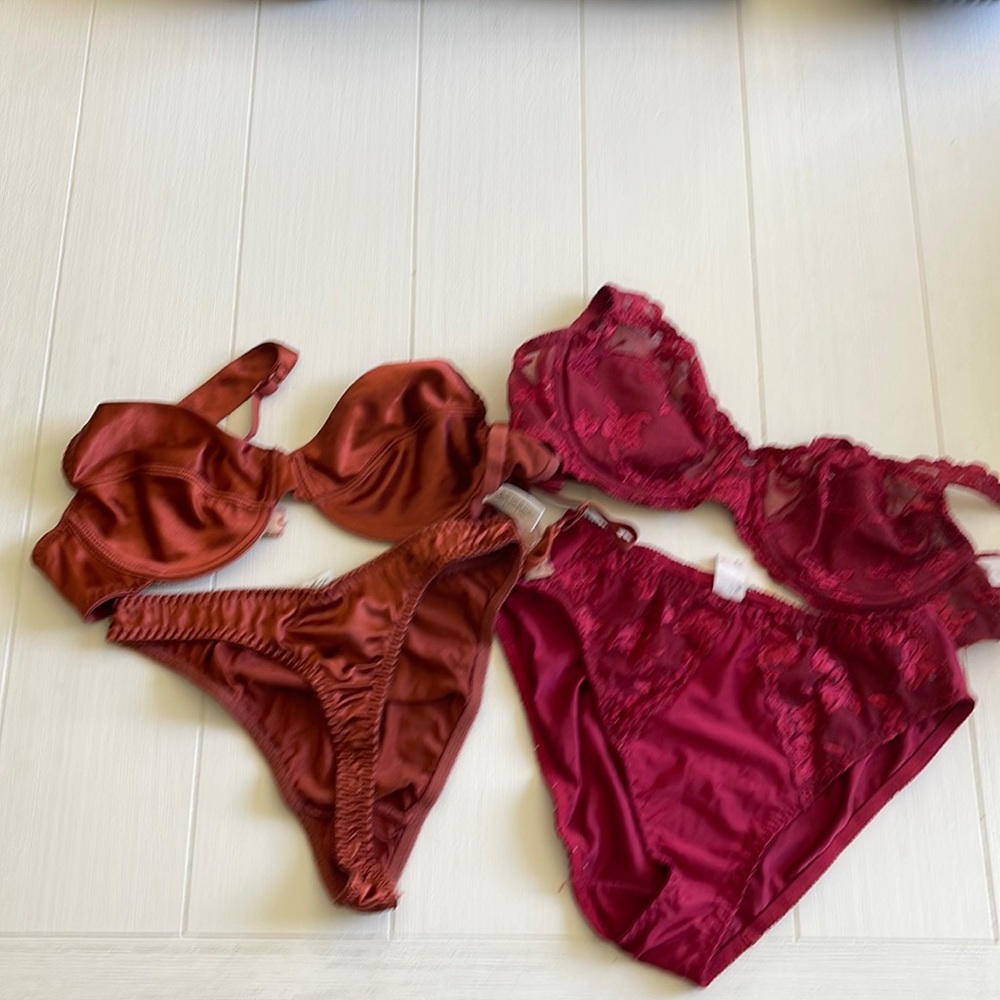 Two lingerie sets from the European brand hunkermoller!